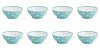 Set boluri, 8 piese, 750 ml, Plastic, Verde deschis