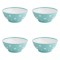 Set boluri, 8 piese, 750 ml, Plastic, Verde deschis