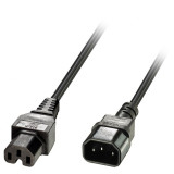 Cablu alimentare IEC C14 la IEC C15 &#039;Hot Condition&#039; 2m, Lindy L30314