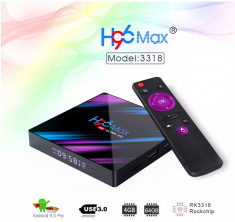 android tv box player h96 rk3318 4gb ram 64gb 5G wifi bluetooth 4.0 4K H.265 foto