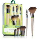 EcoTools Interchangeables&trade; Daily Essentials set de pensule cu husă 5 buc