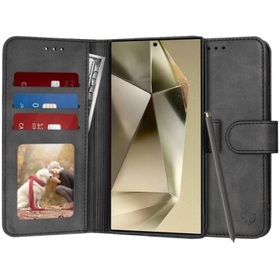 Husa pentru Samsung Galaxy S24 Ultra - Techsuit Diary Book - Black foto