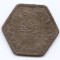 Egipt 2 Qirsh / Piastres 1944 - Farouk, Argint 2.8 g/500, 21 mm KM-369