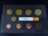 Euro set - Spania 1999-2002, 8 monede + medal UNC, Europa