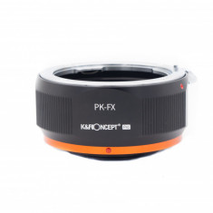 Adaptor K&F Concept Pro PK-FX Pentax K la Fujifilm X ( mirrorless)