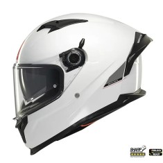 Casca integrala pentru scuter - motocicleta MT Braker SV A0 alb lucios (ochelari soare integrati) &ndash; tip viziera: MT-V-28B &ndash; DKS435 &ndash; punctaj maxim SHA