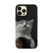 Husa compatibila cu Apple iPhone 14 Pro Max model Smug cat, Silicon, TPU, Viceversa