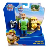 PATRULA CATELUSILOR SET 3 FIGURINE RUBBLE SI MR PORTER SuperHeroes ToysZone
