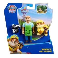 PATRULA CATELUSILOR SET 3 FIGURINE RUBBLE SI MR PORTER SuperHeroes ToysZone
