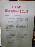 Revista Fundatiilor Regale Anul II 1 Noiembrie 1935 Nr. 11