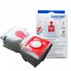 Set 4 buc saci de aspirator si filtru pentru Zelmer Jupiter, Magnat, Solaris, Solaris Twix foto