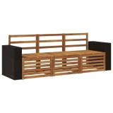 vidaXL Seturi de canapele 3 pcs Lemn Solid de Acacia 3383970