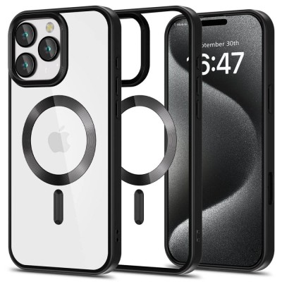Husa Tech-Protect Magflex Iphone 16 Pro Max magsafe satin negru foto
