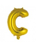 Balon Folie Litera C Auriu - 40 cm