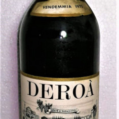 C 47 -vin rosu, MALBECK, DEROA', cl 70 gr 12,5 recoltare 1975