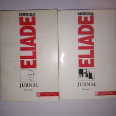 MIRCEA ELIADE - JURNAL (1941 - 1985) - 2 VOL. (HUMANITAS, 1993, 607 + 558 p.)
