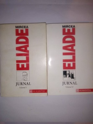 MIRCEA ELIADE - JURNAL (1941 - 1985) - 2 VOL. (HUMANITAS, 1993, 607 + 558 p.) foto