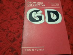 GEOMETRIE DESCRIPTIVA-ALEXANDRU MATEI,VICTOR GABA,TATIANA TACU RF12/2