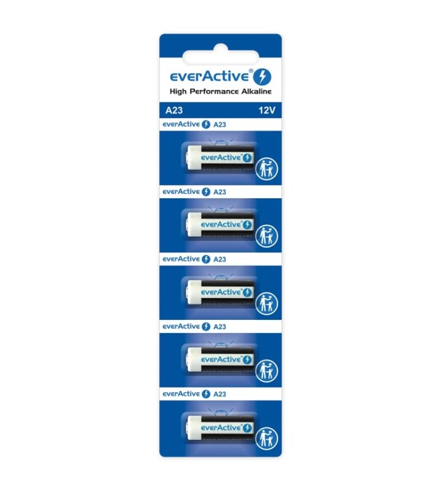 everActive A23 23A 12V 55mAh baterii alcaline-Conținutul pachetului 1x Blister
