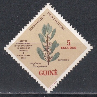 Guineea Portugheza 1958 - Congresul Internațional de Medicină Tropicală, MNH foto