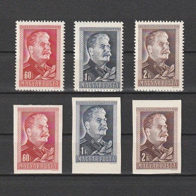 J.V.Stalin I LP 1122-1124 1949-1950 dantela+nedantelat foto