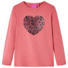 Tricou pentru copii cu maneci lungi, roz antichizat, 92 GartenMobel Dekor, vidaXL