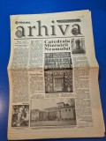 ziarul arhiva 29 ianuarie 1993 - profesorul gheorghe tasca mort la sighet,depozitia lui iuliu maniu la procesul maresalului antonescu