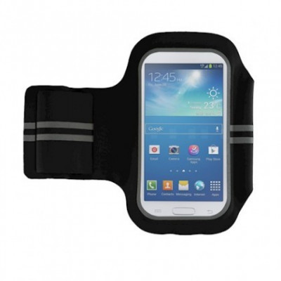 Husa Fitness pentru brat Super Slim, Fit 4,7&amp;quot; Negru foto