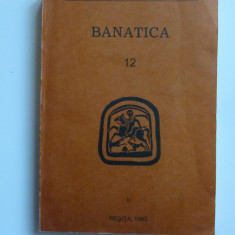 Banat- Caras Banatica nr. 12, Anuar arheologie-istorie, Muzeu Resita, 1993