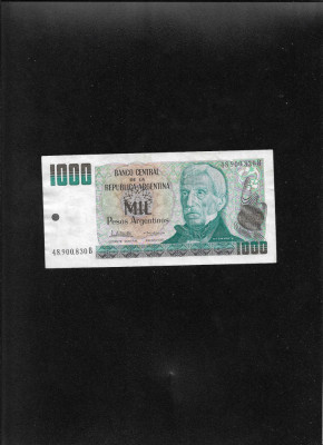 Argentina 1000 1.000 pesos argentinos 1983(85) seria48900830 foto