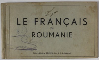 LE FRANCAIS EN ROUMANIE , GHID , EDITIE INTERBELICA foto