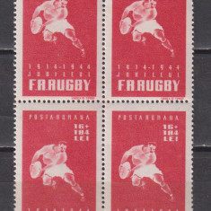 30 DE ANI DE LA INFIINTAREA FEDERATIEI DE RUGBY LP.164 MNH