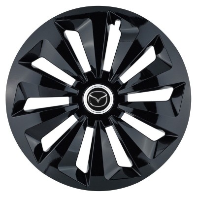 Set 4 capace roti Fox negru R16 Compatibil Cu Mazda foto