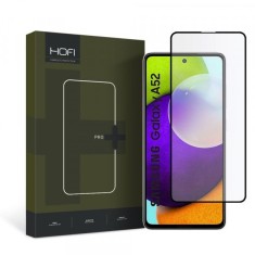 Folie de protectie Ecran HOFI PRO+ pentru Samsung Galaxy A52s 5G A528 / A52 5G A526 / A52 A525, Sticla Securizata, Full Glue, Neagra HOFI081BLK foto