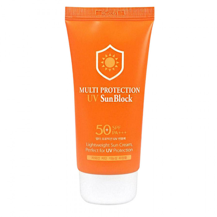 Crema protectie solara 3W Clinic Multi Protection UV SunBlock SPF 50, PA+++, 70ml