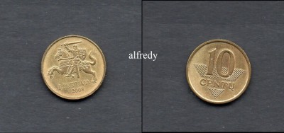 LITUANIA 2008, 10 centu foto