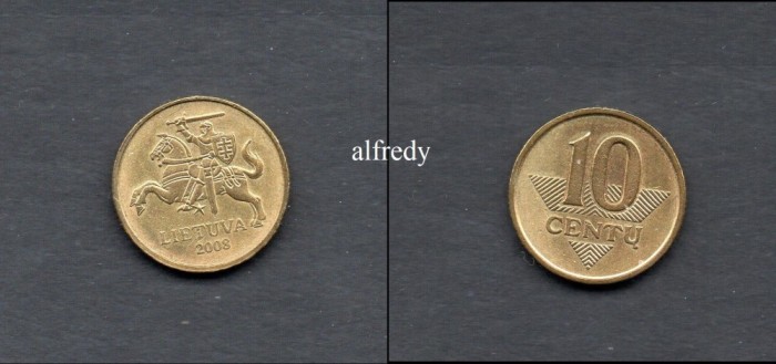 LITUANIA 2008, 10 centu