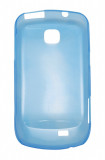 Husa ultraslim albastra semitransparenta pentru Samsung Galaxy Mini S5570, Gel TPU, Carcasa