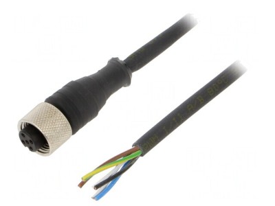 Cablu de conectare M12 15m IP67 24VAC 4A foto