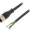 Cablu de conectare M12 15m IP67 24VAC 4A