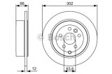 Disc frana LAND ROVER FREELANDER 2 (LF, FA) (2006 - 2014) BOSCH 0 986 479 518