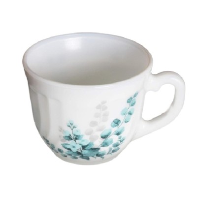 Set 6 Cesti Cafea Opal Albe Model Aqua 220ml DNC57427 foto
