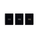 Caiet Notte A4 100 file dictando spira coperta PP Negru Caiet A4 100 file dictando spira coperta PP Negru