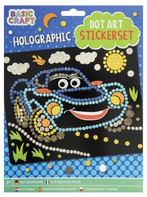 Mozaic cu autocolante - Masinuta PlayLearn Toys foto