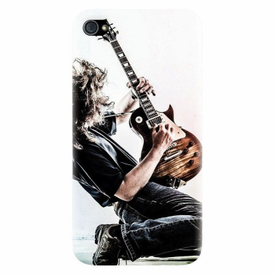 Husa silicon pentru Apple Iphone 4 / 4S, Rock Star foto