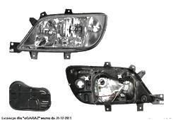 Far Mercedes Sprinter 208-416 01.2003-07.2006 BestAutoVest partea Dreapta, tip bec H3+H7+H7 , reglare electrica cu motoras