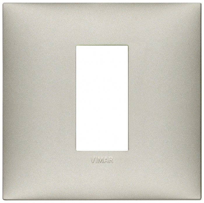 Rama Ornament rectangulara 1M Vimar Neve nichel mat 09661.22