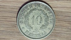 R10 Finlanda - moneda rara, tiraj 260k - 10 markkaa 1930 - valoare catalog mare !