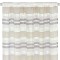 Perdea Decorativă, Model Dungi, Culoare Ecru Bej, Dimensiuni 140x260cm, Material Poliester