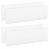 Set 4 Protectii perete autoadezive pentru usa auto 40 x 12 x 1.5 cm, Kwmobile, Alb, EVA, 46973.02